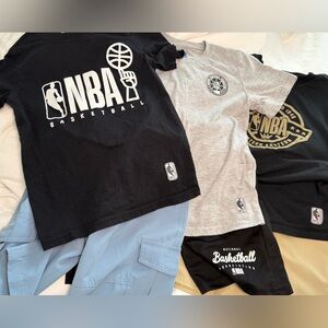 NBA Kids Basketball Logo Tee Sets